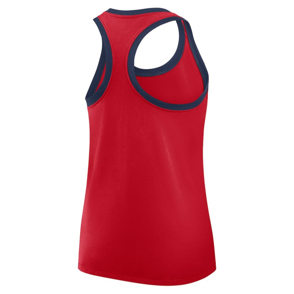 Atlanta Braves Nike Women's Tri-Blend Dri-FIT Racerback Tank Top - Red - Nike on Sale