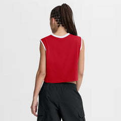 Philadelphia Phillies Nike Women's Primetime Loose Dri-FIT Cropped Tank Top - Red - Nike on Sale