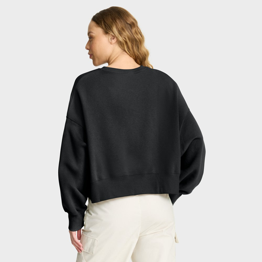 New York Mets Nike Women's Oversized Primetime Sweatshirt - Black - Nike Discount
