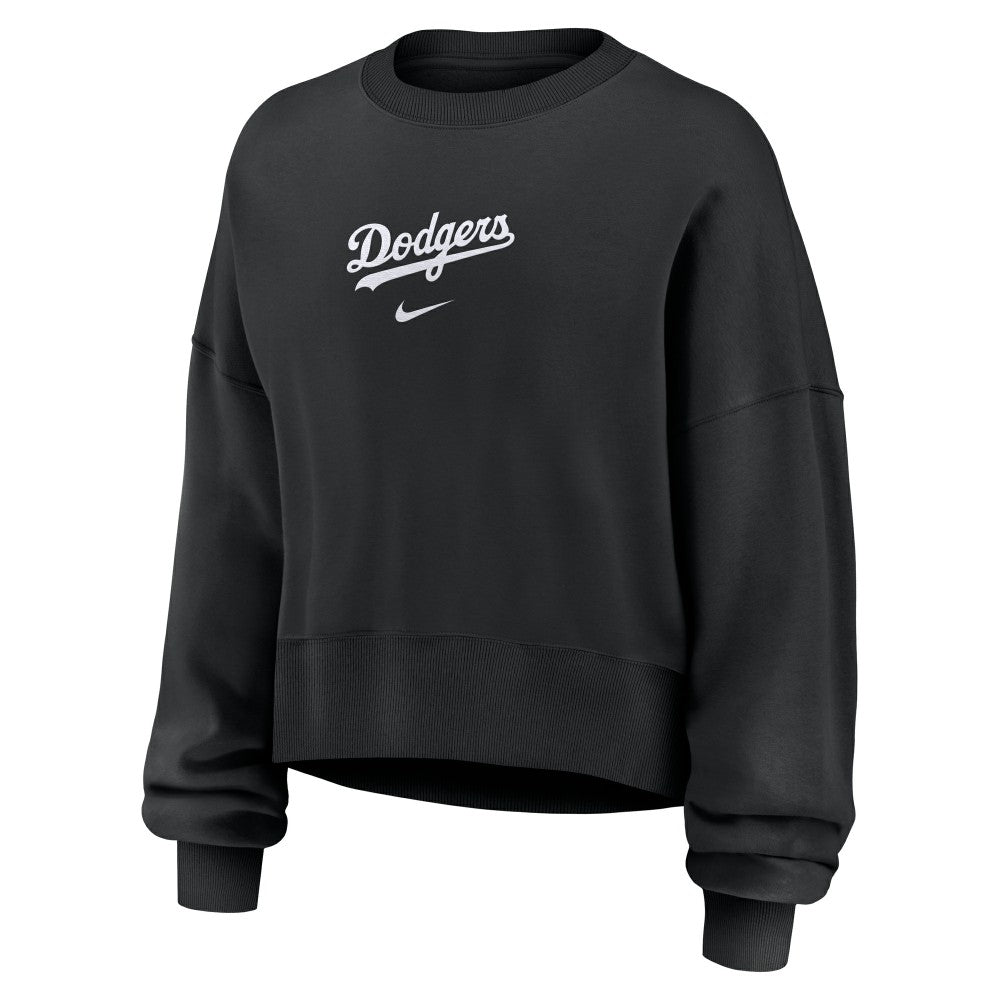 Los Angeles Dodgers Nike Women's Oversized Primetime Sweatshirt - Black - Nike Discount