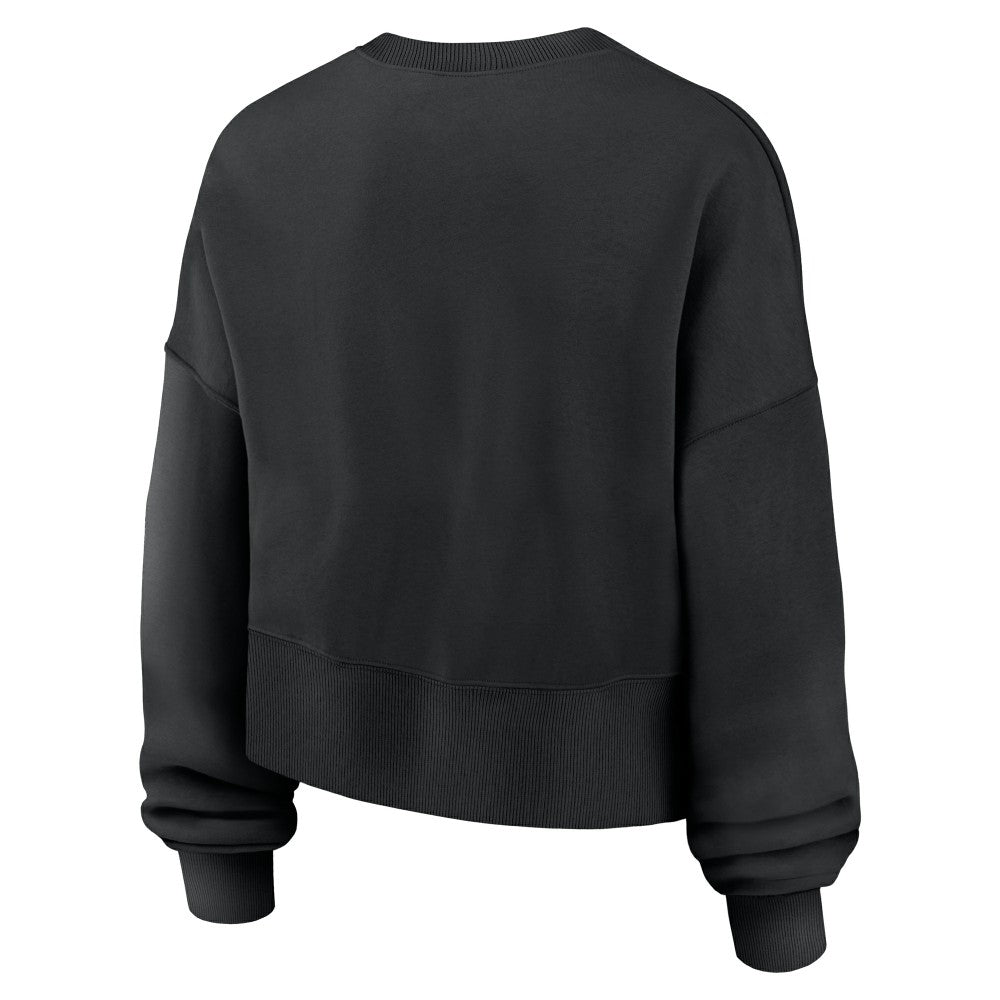 Los Angeles Dodgers Nike Women's Oversized Primetime Sweatshirt - Black - Nike Discount