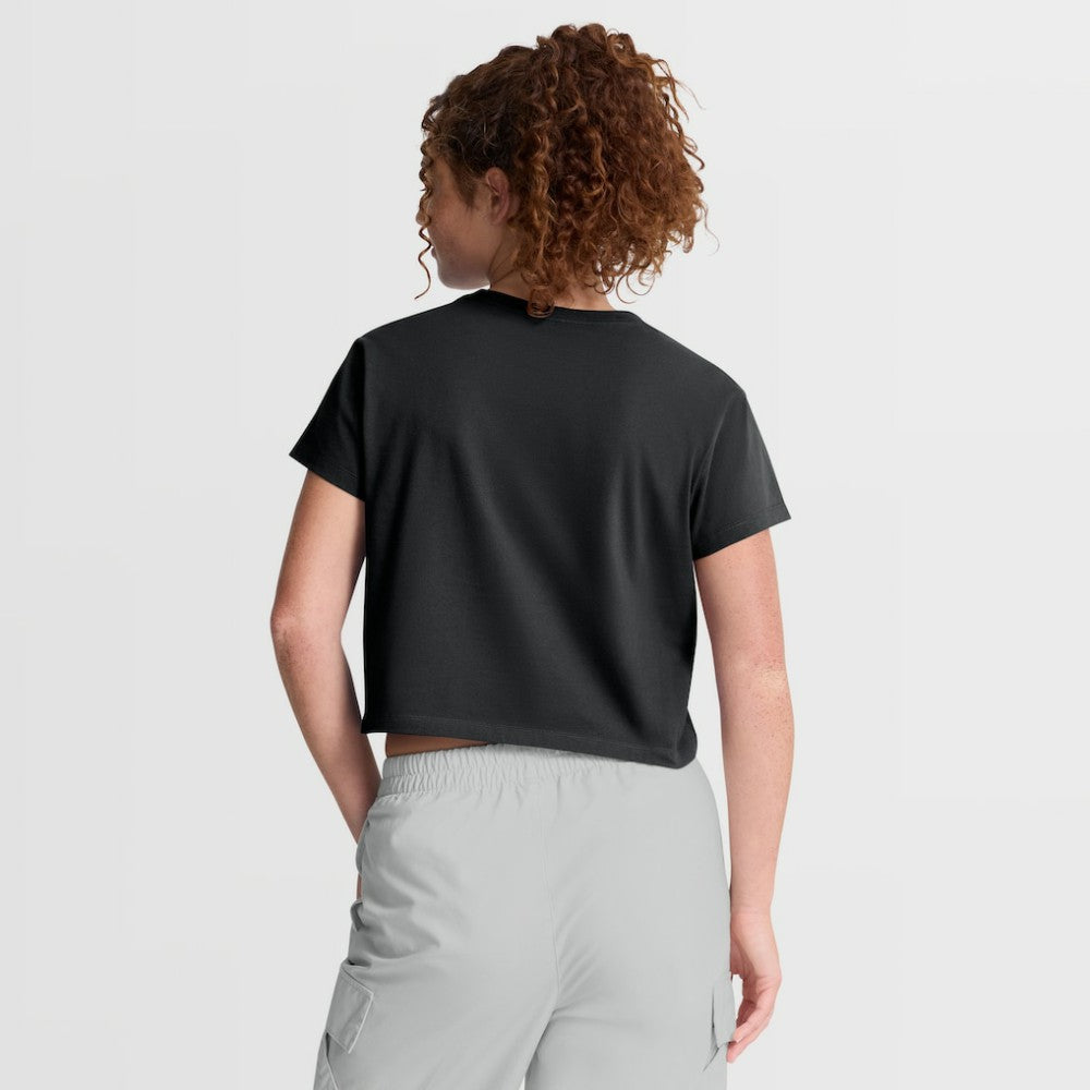 Seattle Mariners Nike Women's Mod Cropped T-Shirt - Black - Nike Sale