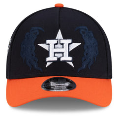 Houston Astros New Era x Warren Lotas 9FORTY A-Frame M-Crown Adjustable Hat - Navy/Orange - New Era Sale