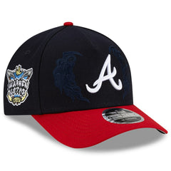 Atlanta Braves New Era x Warren Lotas 9FORTY A-Frame M-Crown Adjustable Hat - Navy/Red - New Era Discount
