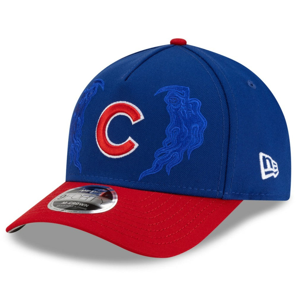 Chicago Cubs New Era x Warren Lotas 9FORTY A-Frame M-Crown Adjustable Hat - Royal/Red - New Era Online