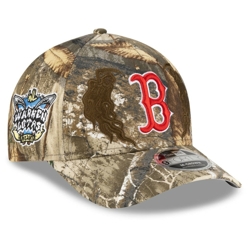 Boston Red Sox New Era x Warren Lotas Realtree 9FORTY A-Frame M-Crown Adjustable Hat - Camo - New Era Online