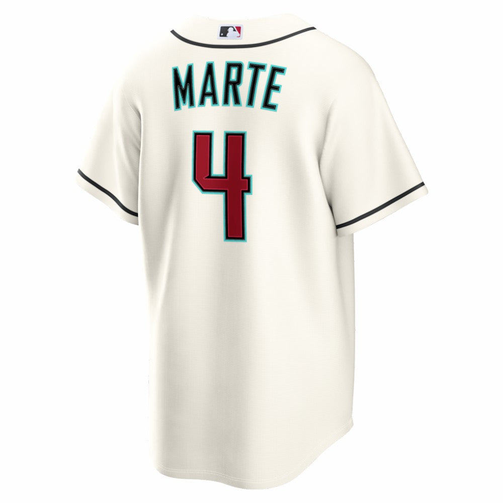 Ketel Marte Arizona Diamondbacks Nike Home Replica Jersey - Cream - Nike Lifestyle