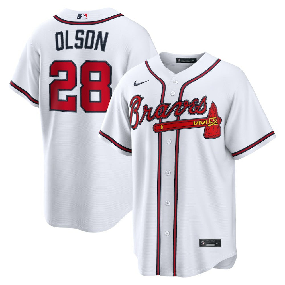 Matt Olson Atlanta Braves Nike Home Replica Jersey - White - Nike Sale