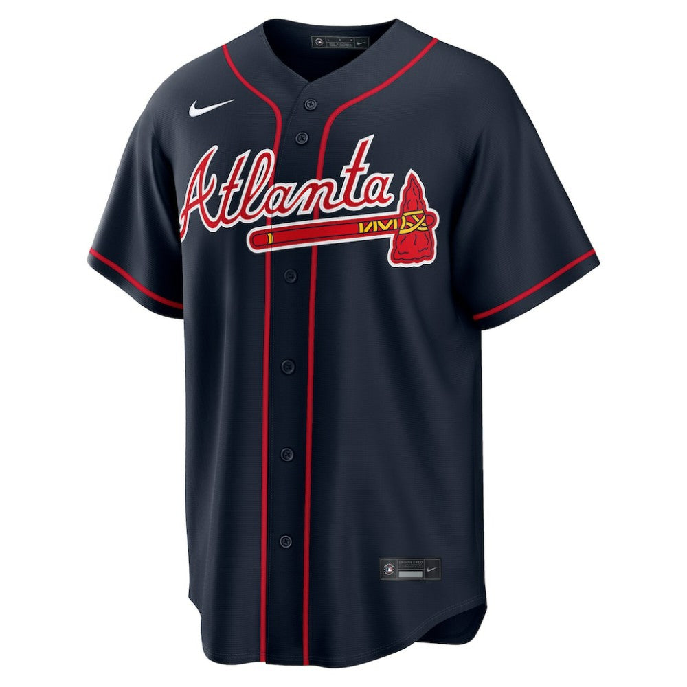 Austin Riley Atlanta Braves Nike Alternate Replica Jersey - Navy - Nike Discount