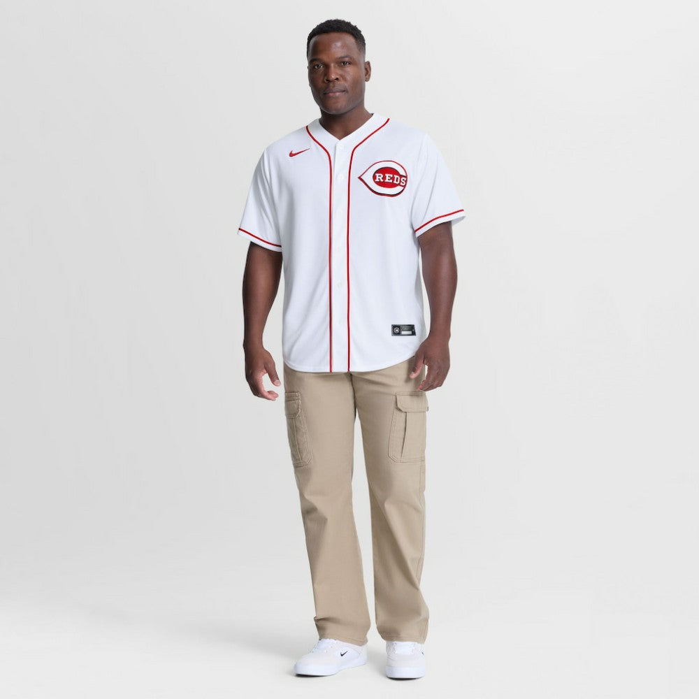 Elly De La Cruz Cincinnati Reds Nike Home Replica Jersey - White - Nike Lifestyle