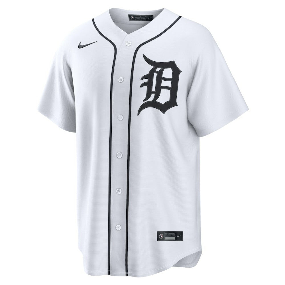Tarik Skubal Detroit Tigers Nike Home Replica Jersey - White - Nike Lifestyle