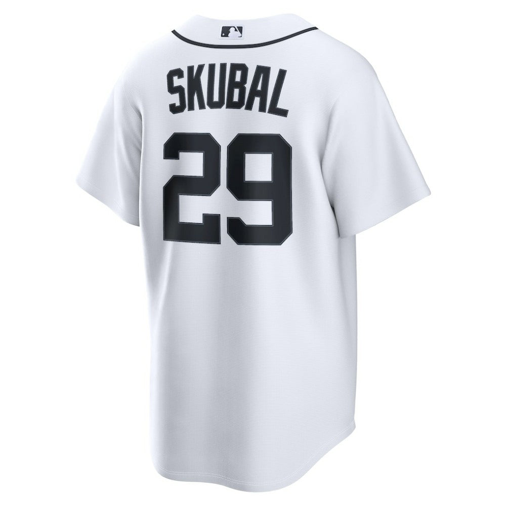 Tarik Skubal Detroit Tigers Nike Home Replica Jersey - White - Nike Lifestyle
