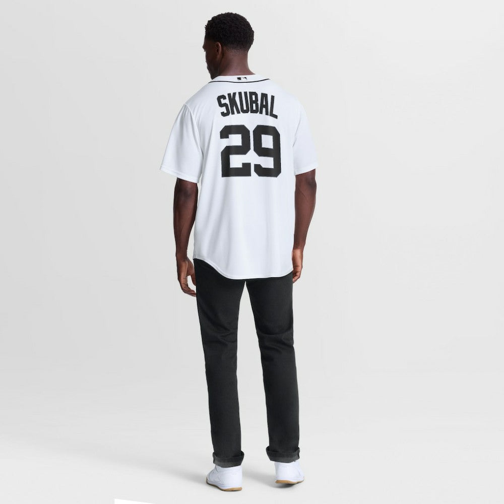 Tarik Skubal Detroit Tigers Nike Home Replica Jersey - White - Nike Lifestyle