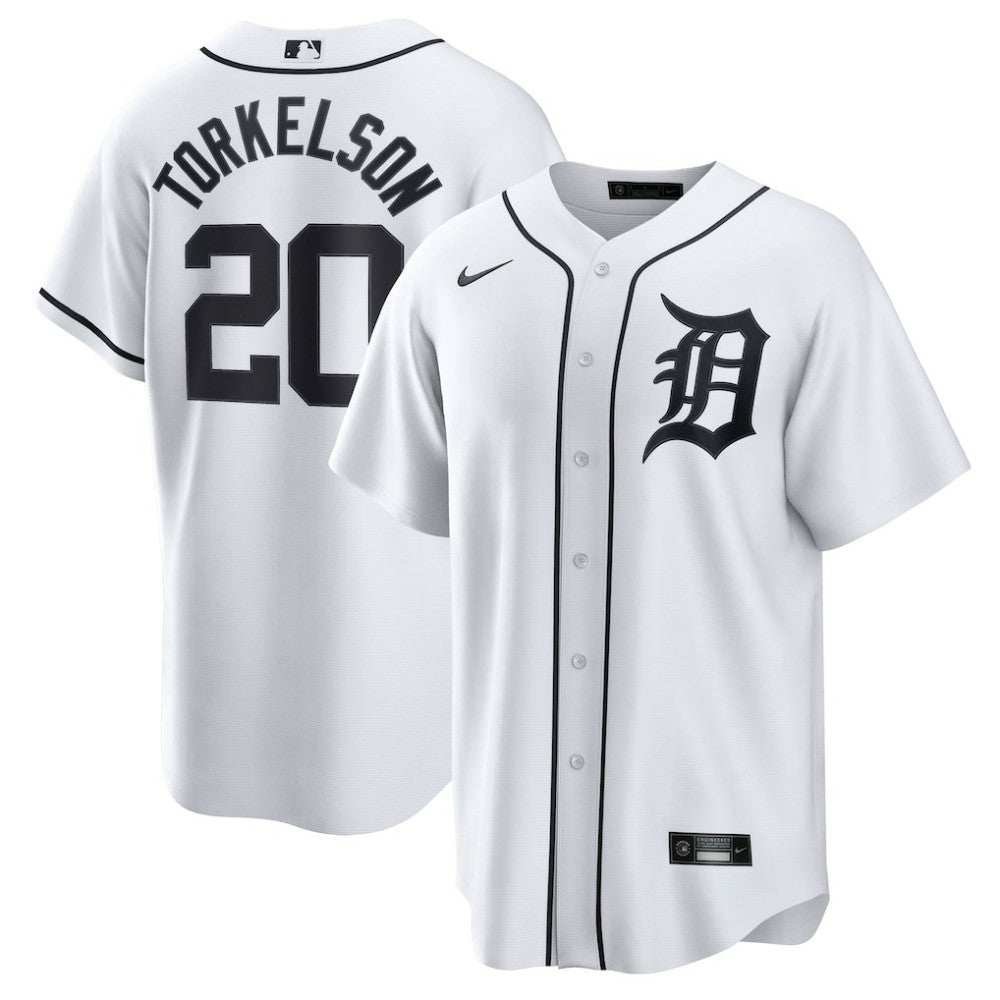 Spencer Torkelson Detroit Tigers Nike Home Replica Jersey - White - Nike Sale