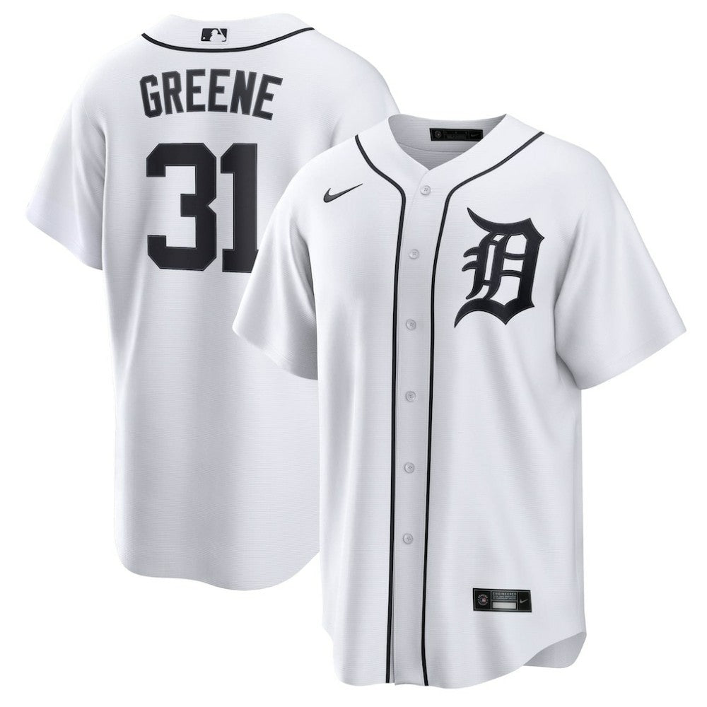 Riley Greene Detroit Tigers Nike Home Replica Jersey - White - Nike Online
