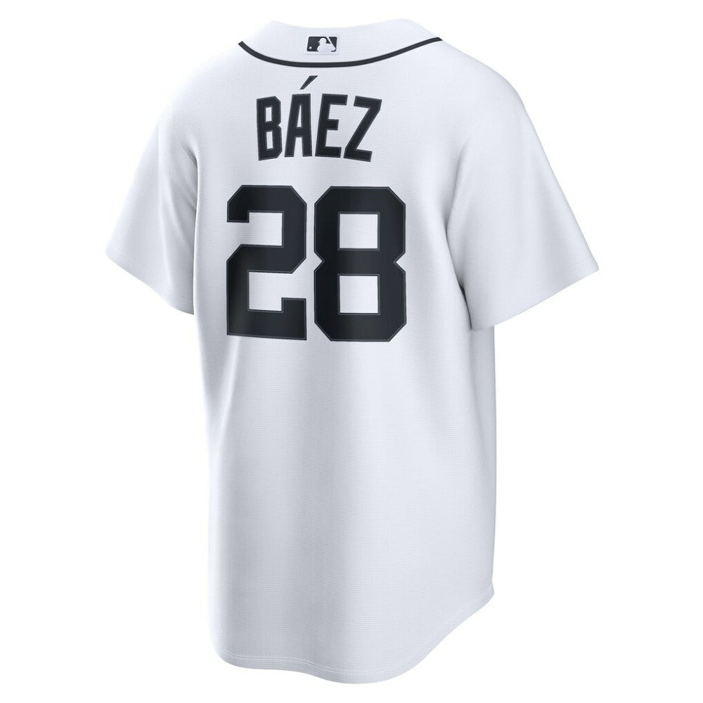 Javier Báez Detroit Tigers Nike Home Replica Jersey - White - Nike Sale