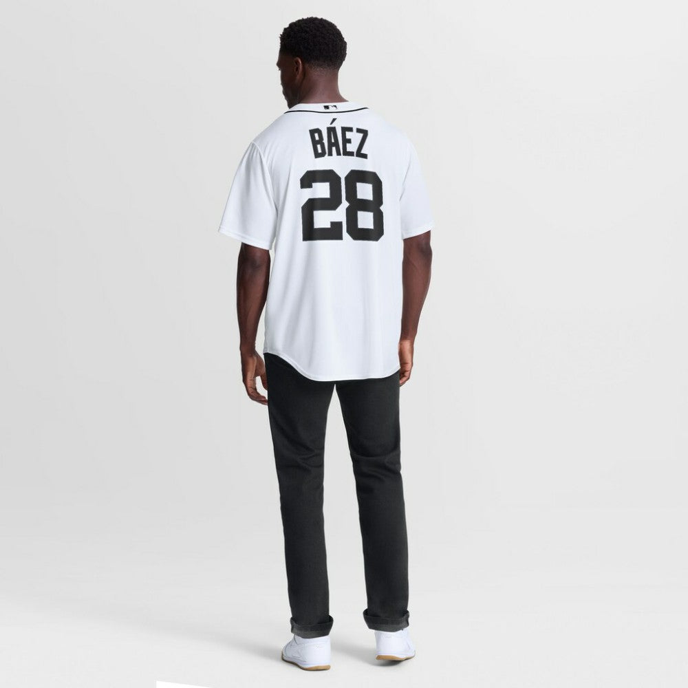 Javier Báez Detroit Tigers Nike Home Replica Jersey - White - Nike Sale