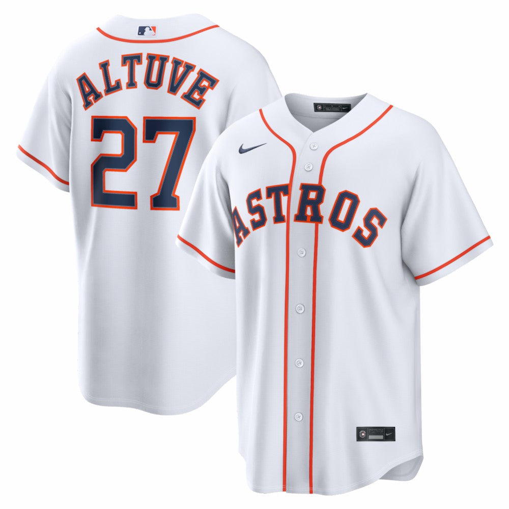 Jose Altuve Houston Astros Nike Home Replica Jersey - White - Nike Online