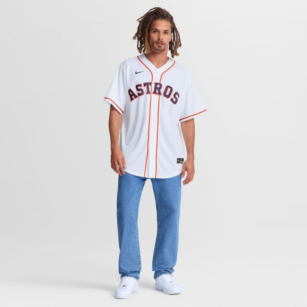 Jose Altuve Houston Astros Nike Home Replica Jersey - White - Nike Online
