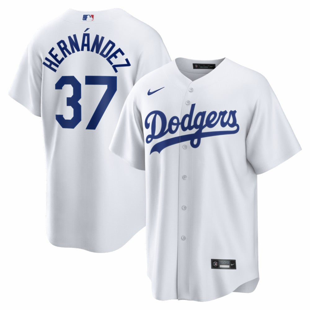 Teoscar Hernández Los Angeles Dodgers Nike Home Replica Jersey - White - Nike Sale