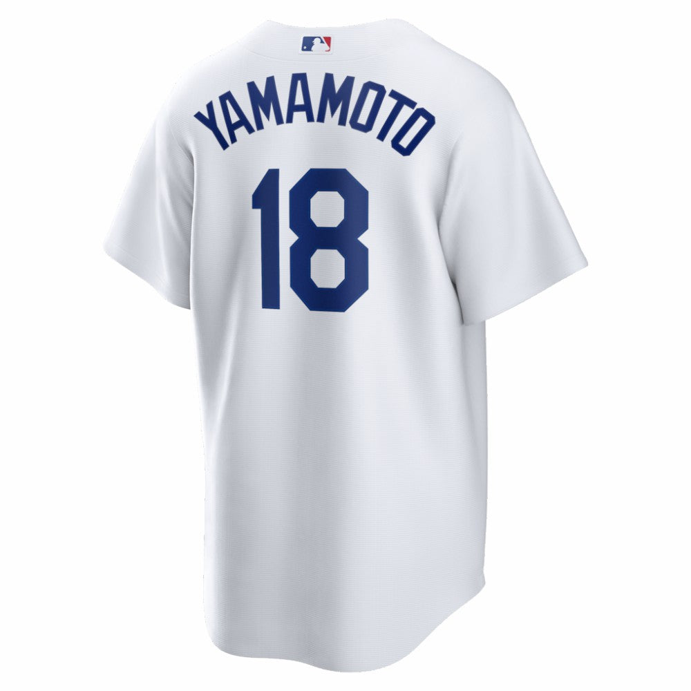 Yoshinobu Yamamoto Los Angeles Dodgers Nike Home Replica Jersey - White - Nike Online