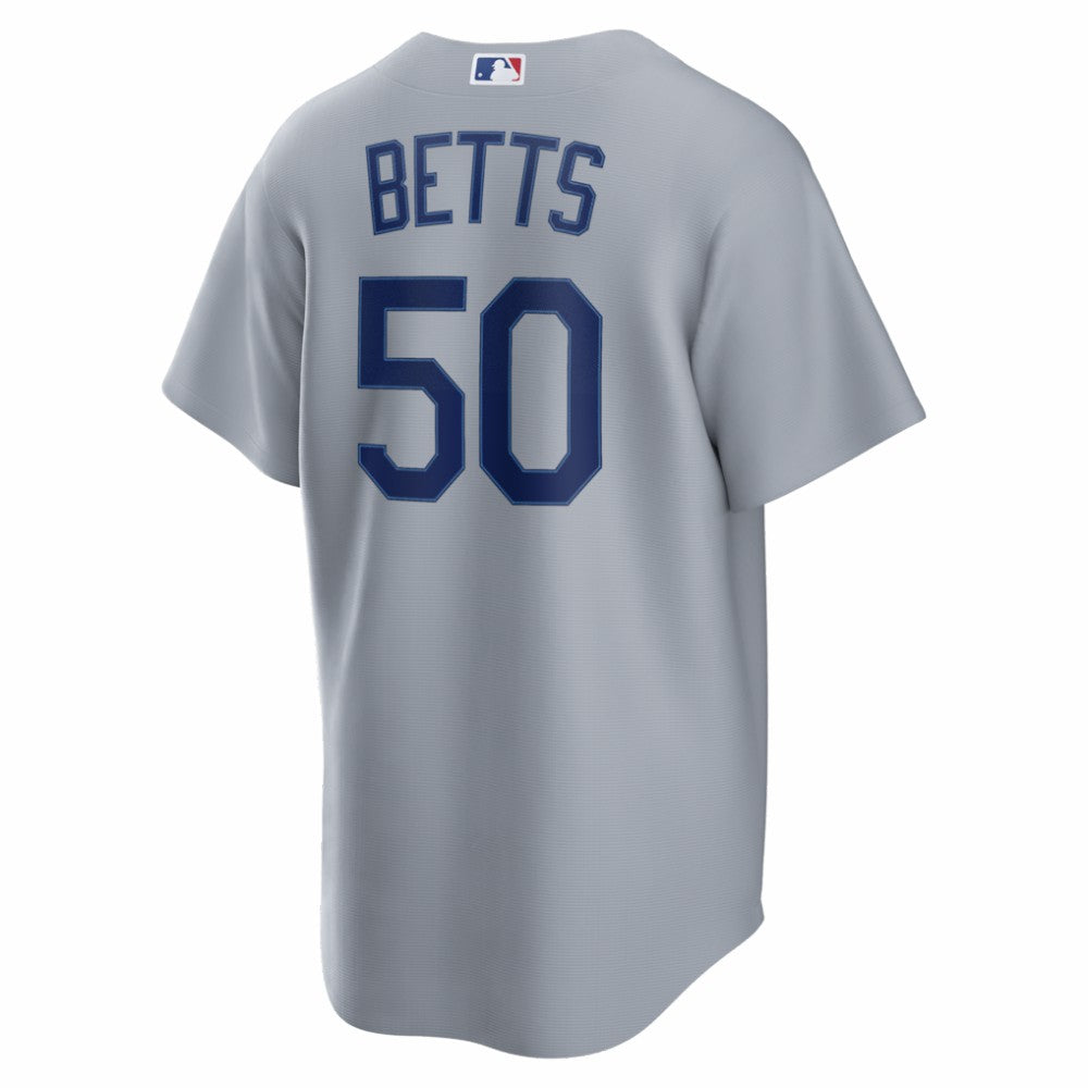Mookie Betts Los Angeles Dodgers Nike Road Replica Jersey - Gray - Nike Discount