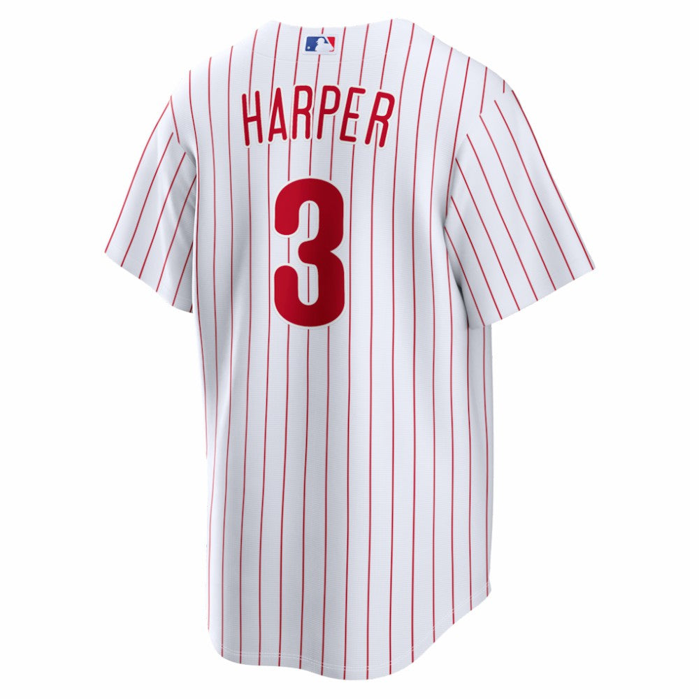 Bryce Harper Philadelphia Phillies Nike Home Replica Jersey - White - Nike Lifestyle