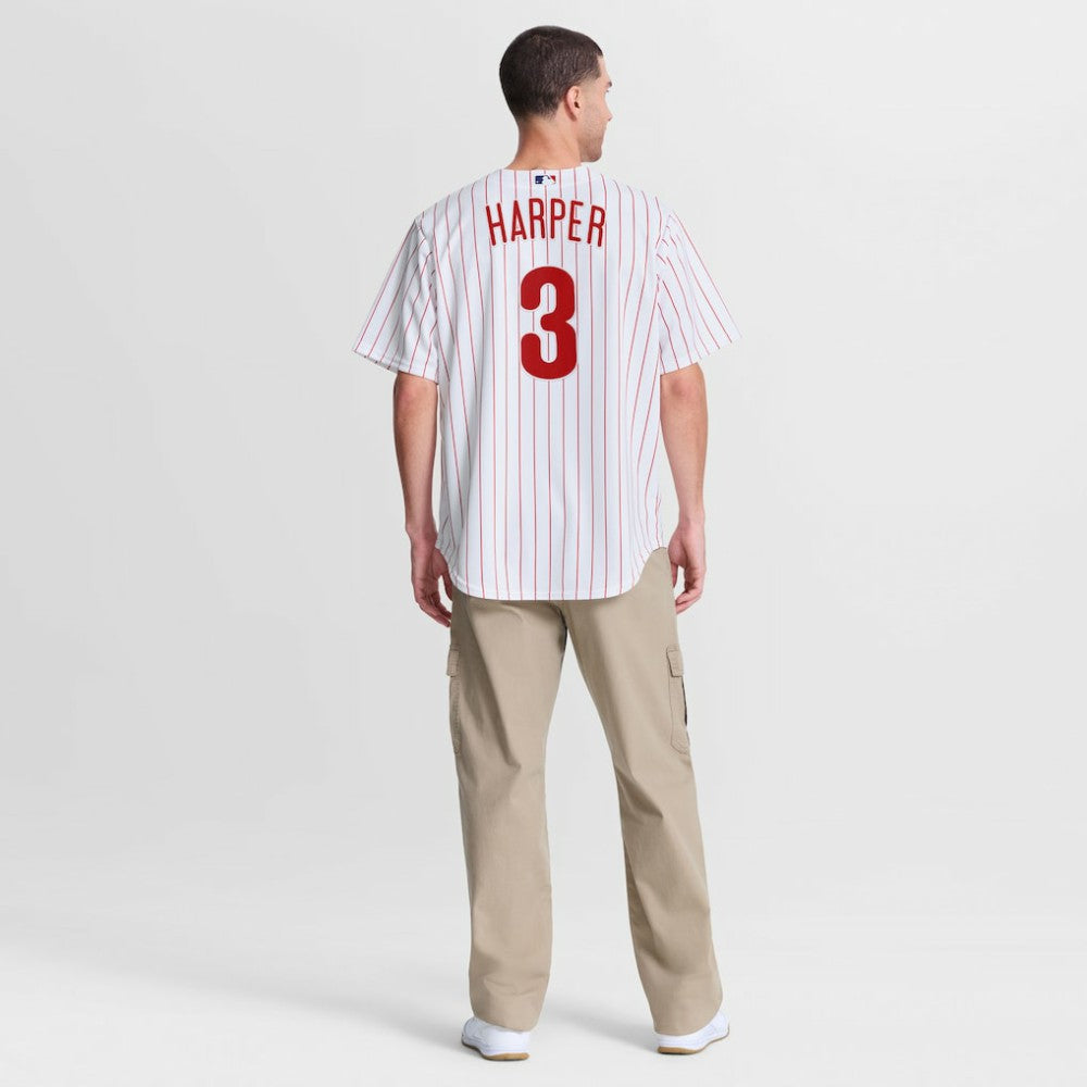 Bryce Harper Philadelphia Phillies Nike Home Replica Jersey - White - Nike Lifestyle