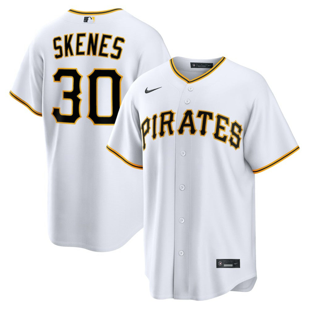 Paul Skenes Pittsburgh Pirates Nike Home Replica Jersey - White - Nike Lifestyle