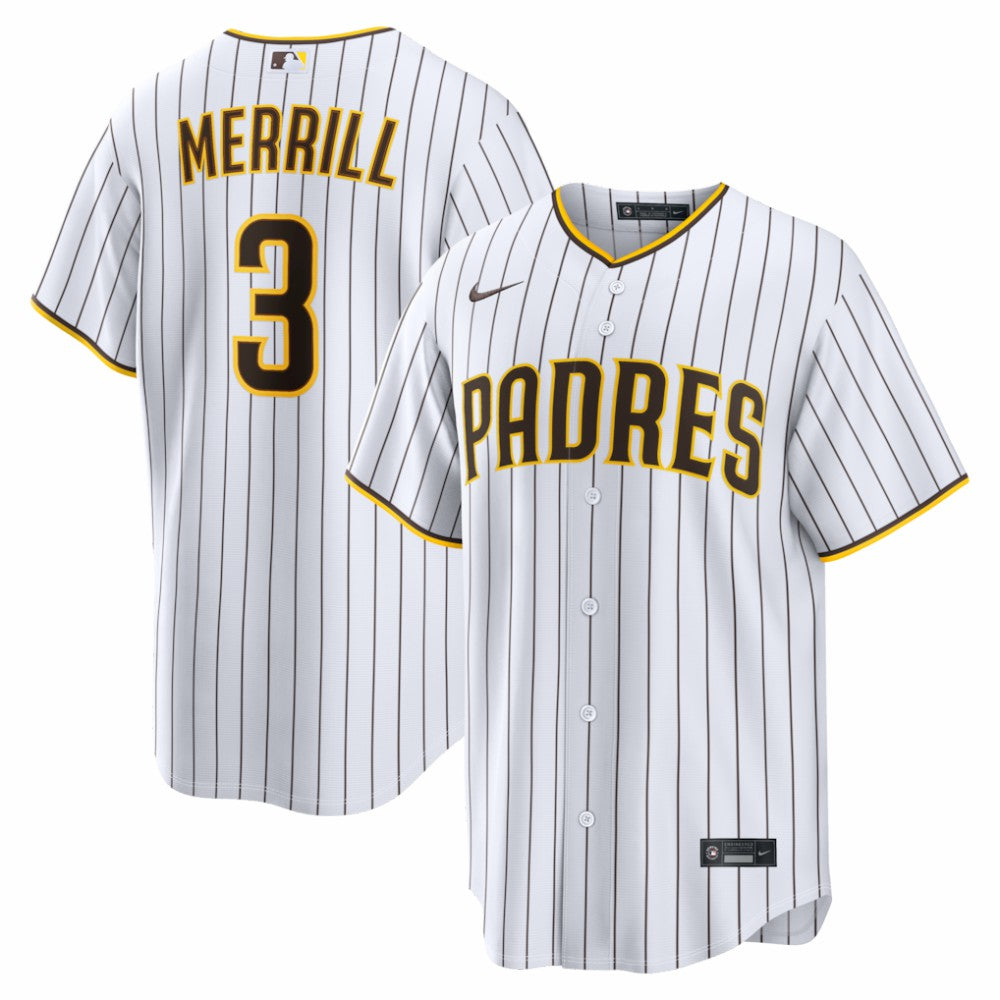 Jackson Merrill San Diego Padres Nike Home Replica Player Jersey - White - Nike Discount