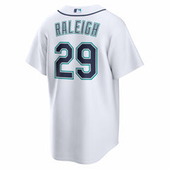 Cal Raleigh Seattle Mariners Nike Home Replica Jersey - White - Nike Online