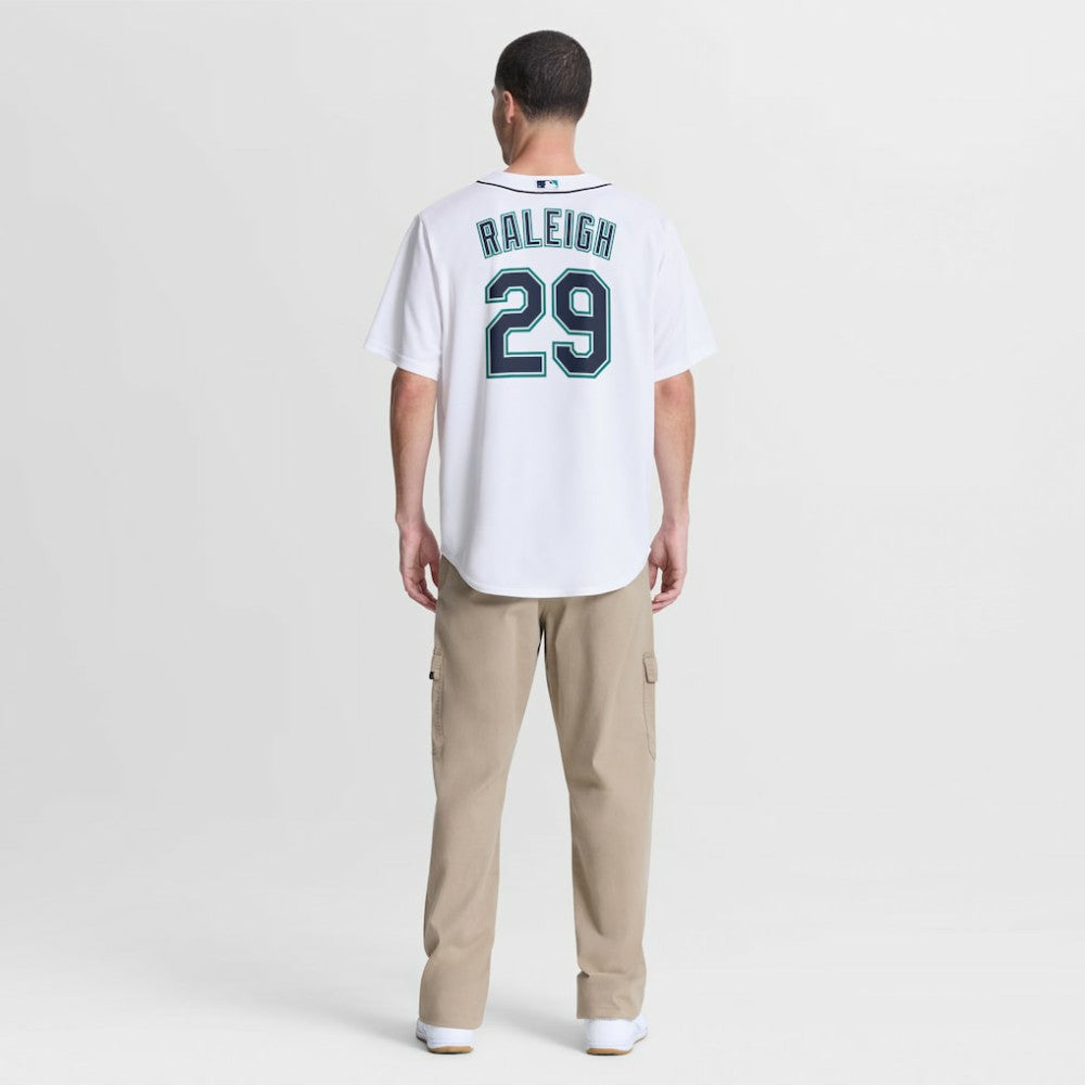 Cal Raleigh Seattle Mariners Nike Home Replica Jersey - White - Nike Online