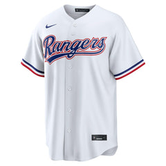 Wyatt Langford Texas Rangers Nike Home Replica Jersey - White - Nike Sale