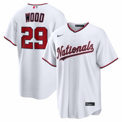 James Wood Washington Nationals Nike Home Replica Jersey - White - Nike Lifestyle