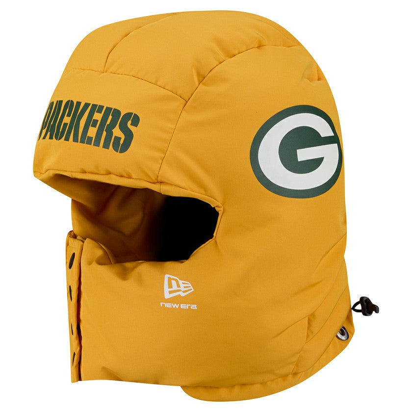 Green Bay Packers New Era Puffer Balaclava Gold