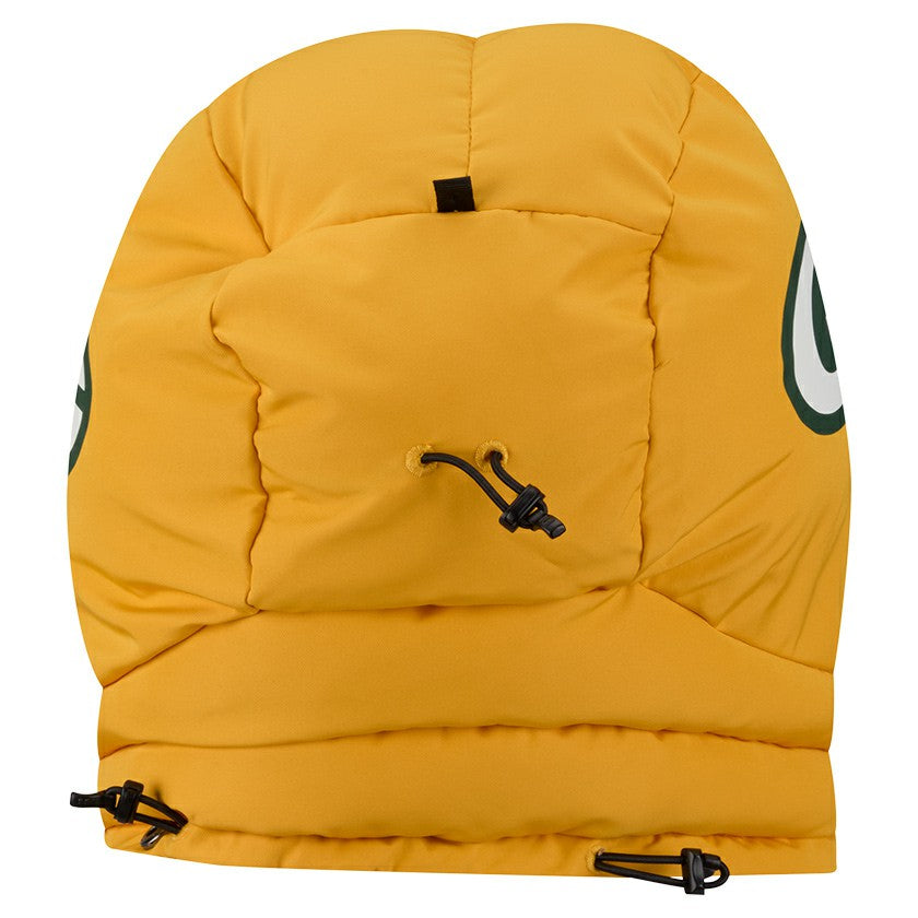 Green Bay Packers New Era Puffer Balaclava Gold