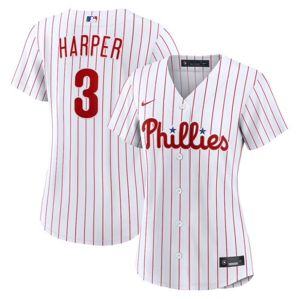 Bryce Harper Philadelphia Phillies Nike Women's Home Replica Jersey - White - Nike on Sale
