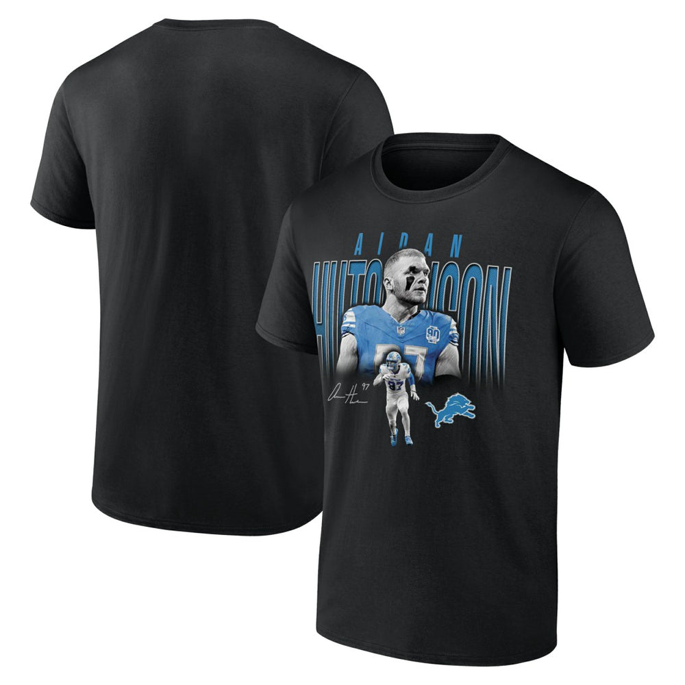 Aidan Hutchinson Detroit Lions Humble Shadow Player T-Shirt Black