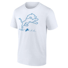 Aidan Hutchinson Detroit Lions Tonal Name & Number T-Shirt White