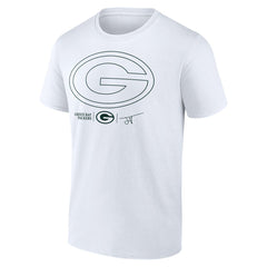 Jordan Love Green Bay Packers Tonal Name & Number T-Shirt White
