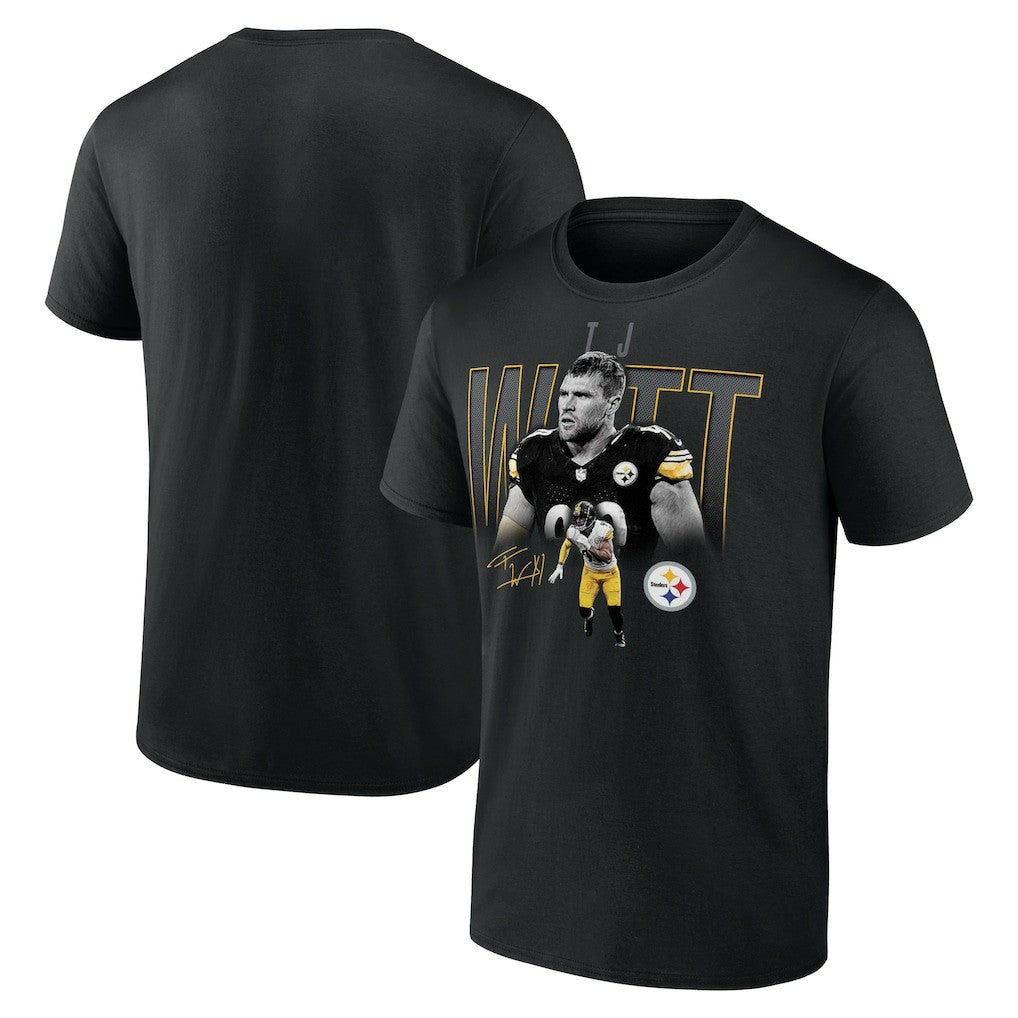 T.J. Watt Pittsburgh Steelers Humble Shadow Player T-Shirt Black