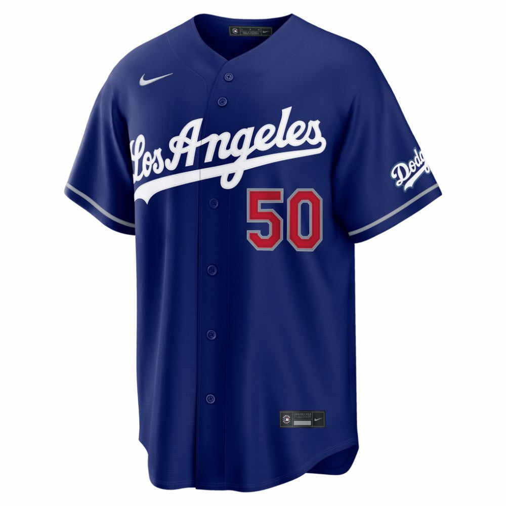 Mookie Betts Los Angeles Dodgers Nike Alternate Stadium Jersey - Royal - Nike Lifestyle