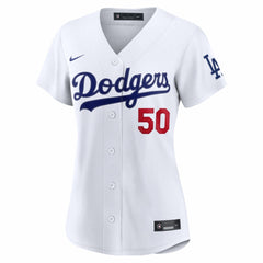 Mookie Betts Los Angeles Dodgers Nike Women's Home Stadium Jersey - White - Nike Sale
