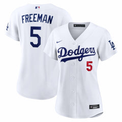 Freddie Freeman Los Angeles Dodgers Nike Women's Home Stadium Jersey - White - Nike Discount