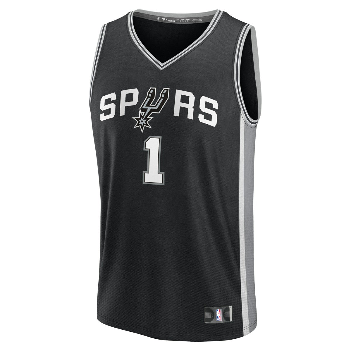 Victor Wembanyama San Antonio Spurs Youth Fast Break Replica Player Jersey Icon Edition Black | Fanatics for sale