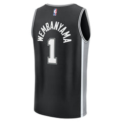 Victor Wembanyama San Antonio Spurs Fast Break Replica Player Jersey Icon Edition Black | Fanatics online