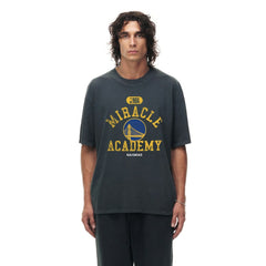 Golden State Warriors Unisex Miracle Academy x NBA Collection Vintage Boxy T-shirt Heather Black