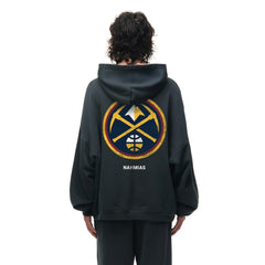 Denver Nuggets Unisex Miracle Academy x NBA Collection Vintage Sunfade Hoodie Heather Black