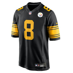 Nike Aaron Rodgers Pittsburgh Steelers Alternate Game Jersey Black