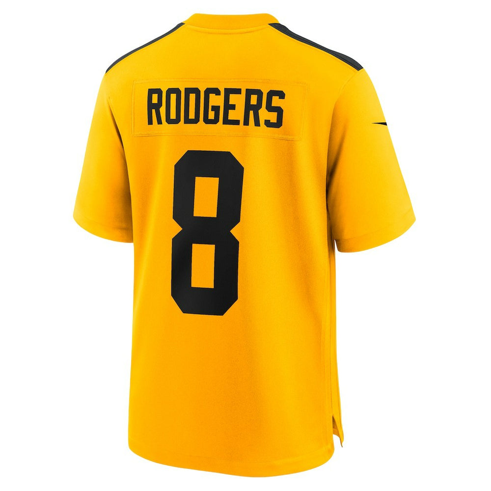 Nike Aaron Rodgers Pittsburgh Steelers Alternate 1933 Throwback Game Jersey Gold